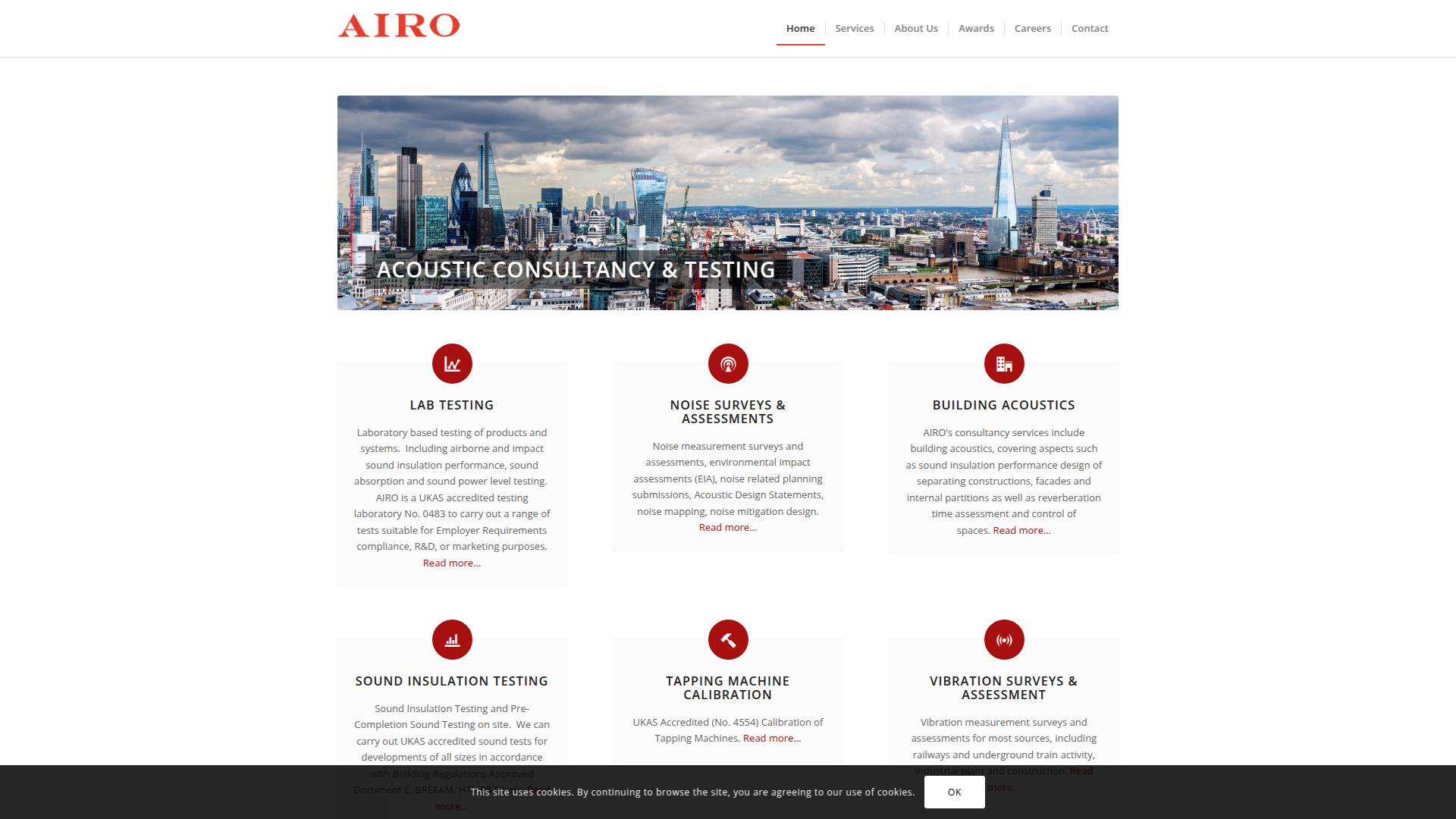 Acoustical Investigation & Research Organisation Ltd - Website